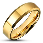 CUSTOM: Bevelled Edge / Polished Finish / Gold / No Inset / Gold Inlay / 6mm