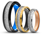 CUSTOM Tungsten Ring – Simulation Meteorite – MADE TO ORDER