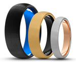 CUSTOM Brushed Tungsten Ring – Round Edge – MADE TO ORDER