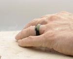Camouflage Silicone Ring With Stepped Edges - Matte Finish | 8mm