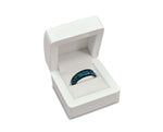 Polished Premium Wood Ring Box With Faux Leather Cushion