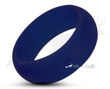 Blue Silicone Ring With Rounded Edge - Matte Finish | 8mm