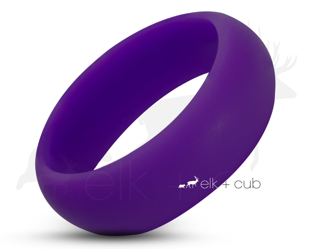Mens purple clearance silicone ring