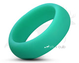 Aqua Silicone Ring With Rounded Edge - Matte Finish | 8mm