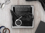 Black Ceramic Ring With Black Inlay - Gloss With Bevelled Edges | 6mm